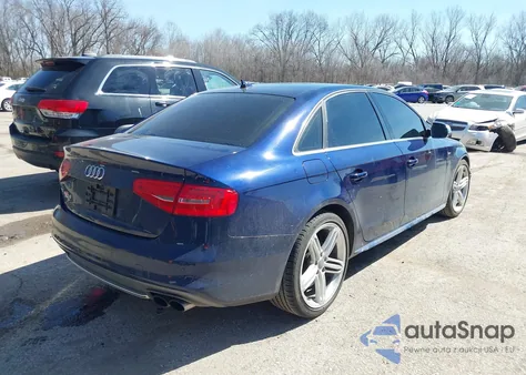 2013 Audi S4 3.0T Premium Plus из США, поврежденный, VIN WAUKGAFL8DA098106